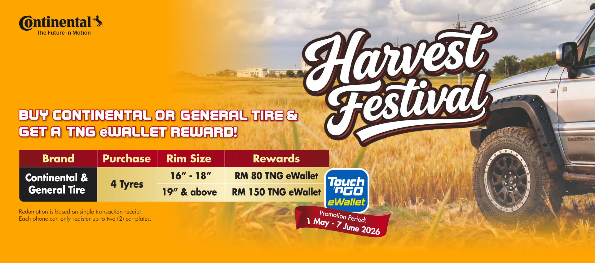 Harvest Festival 2026 banner
